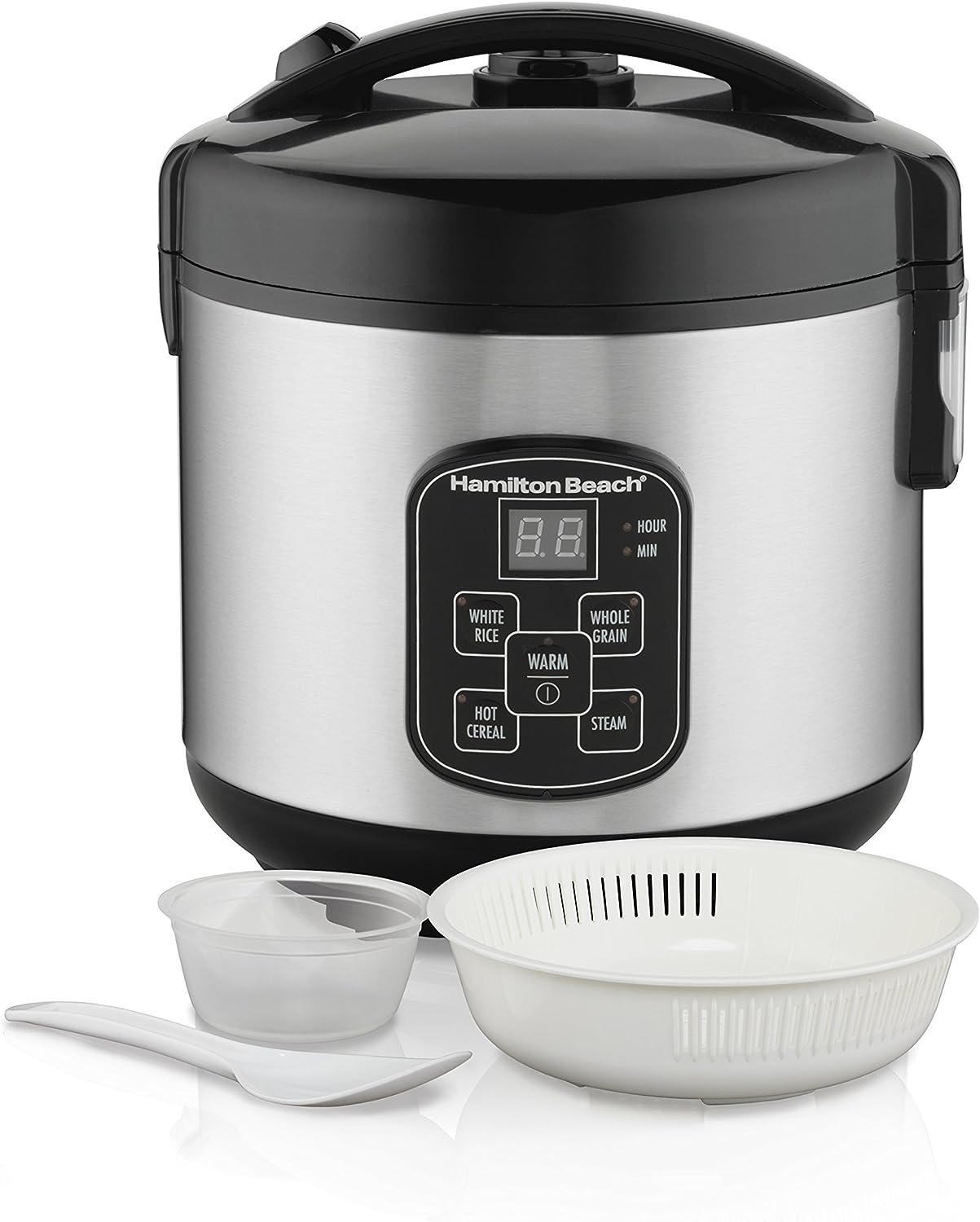 Hamilton Beach Digital Programmable Rice Cooker Food Steamer