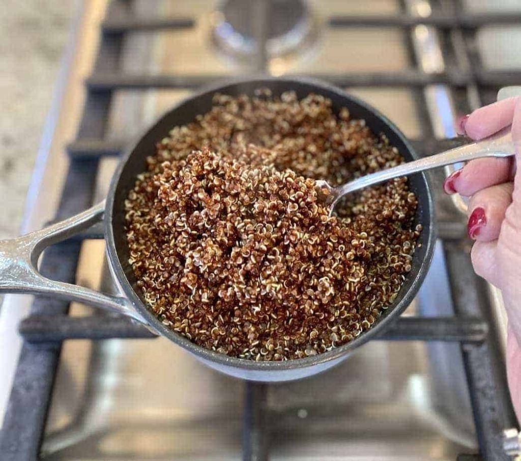 Cooking quinoa