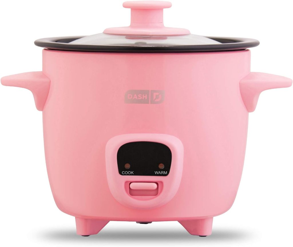 DASH Mini Rice Cooker Steamer with Removable Nonstick Pot